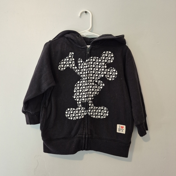 Disney Other - Disney Black Hoodie with Mickey Graphic